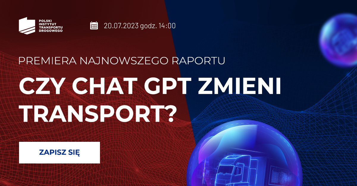 Czy Chat GPT zmieni transport? Premiera raportu już w czwartek 20 lipca