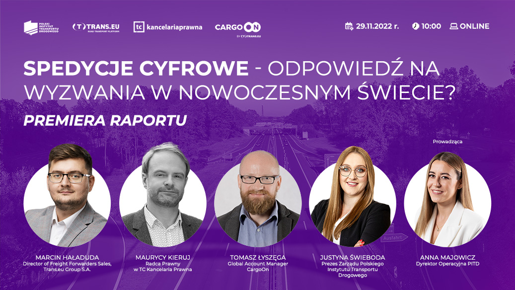 Spedycje cyfrowe – premiera raportu