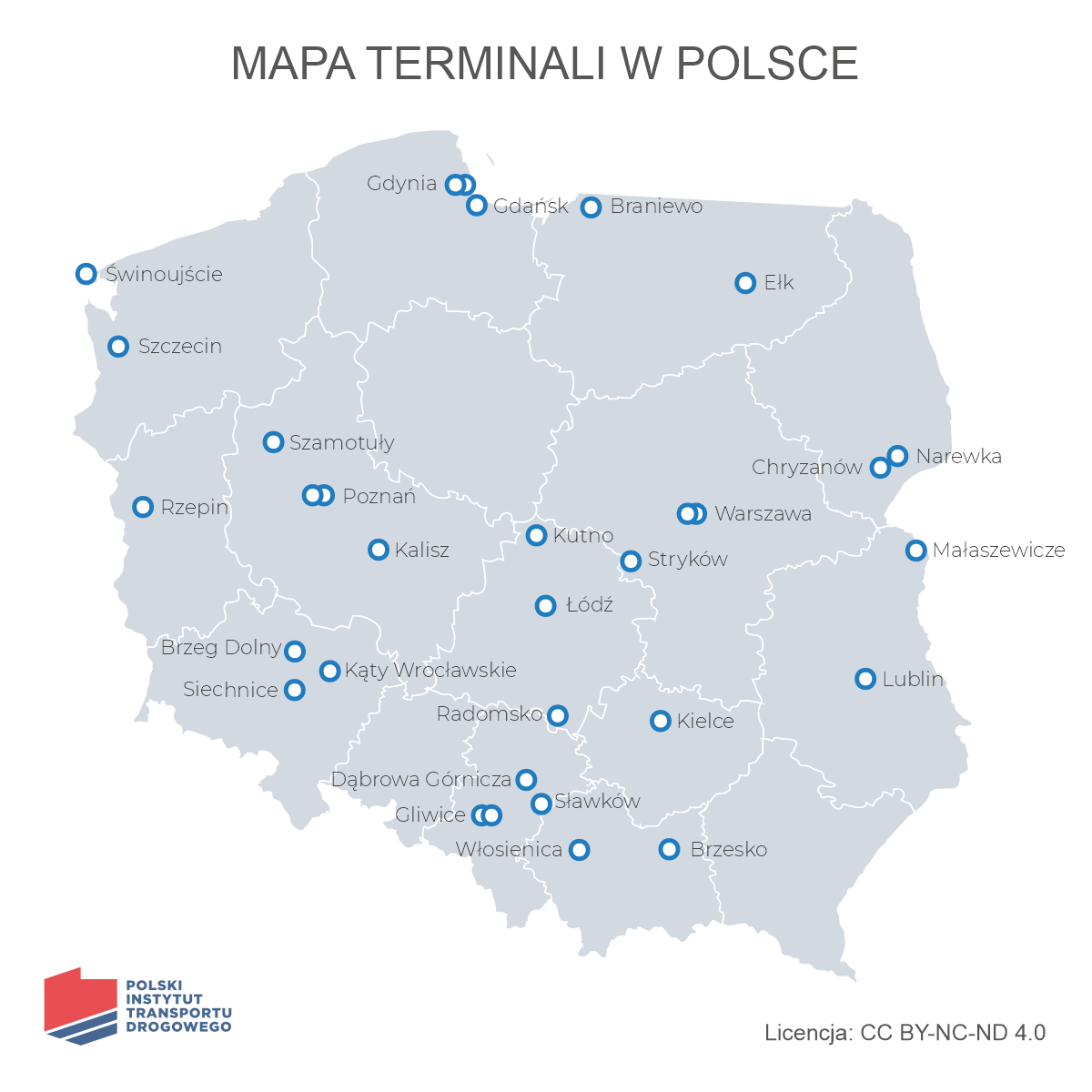 Sieć terminali intermodalnych w Polsce zagęszcza się