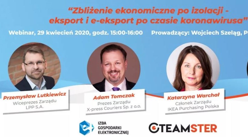 'Zbliżenie ekonomiczne po izolacji - eksport i e-eksport po czasie koronawirusa'