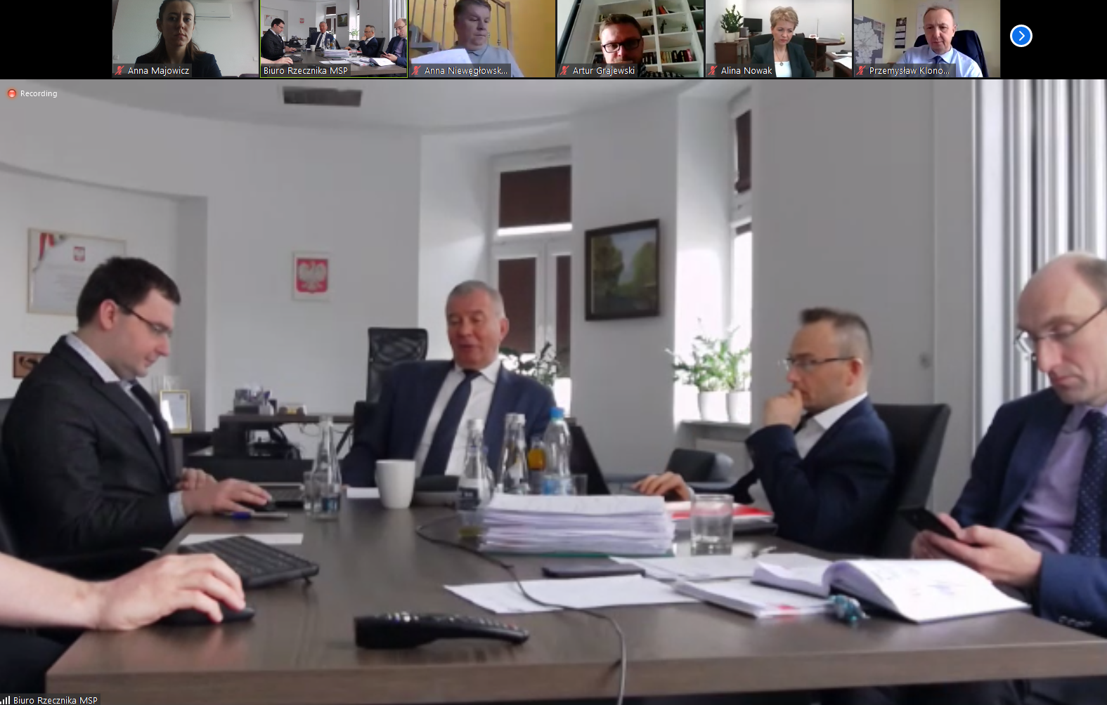 Tarcza Antykryzysowa w działaniu – relacja z wideokonferencji Rzecznika MŚP