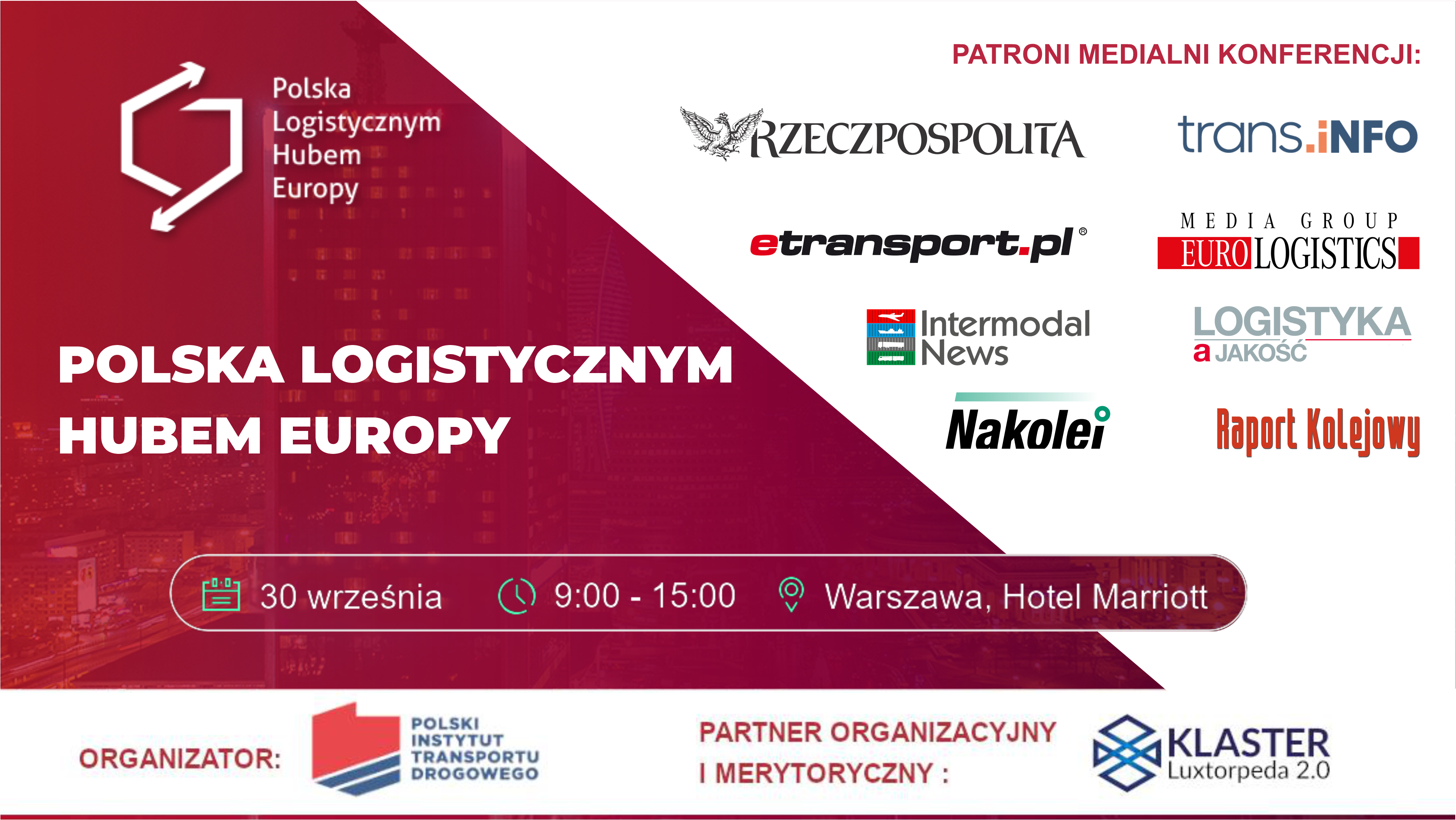 Patronaty medialne konferencji Polska Logistycznym Hubem Europy