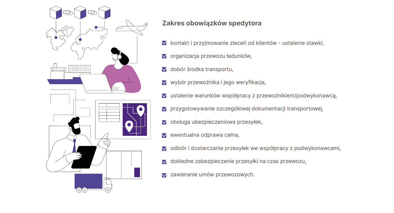 spedytor czym właściwie się zajmuje?